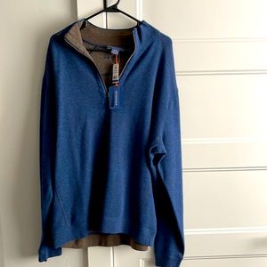 Tommy Bahama flip side half zip